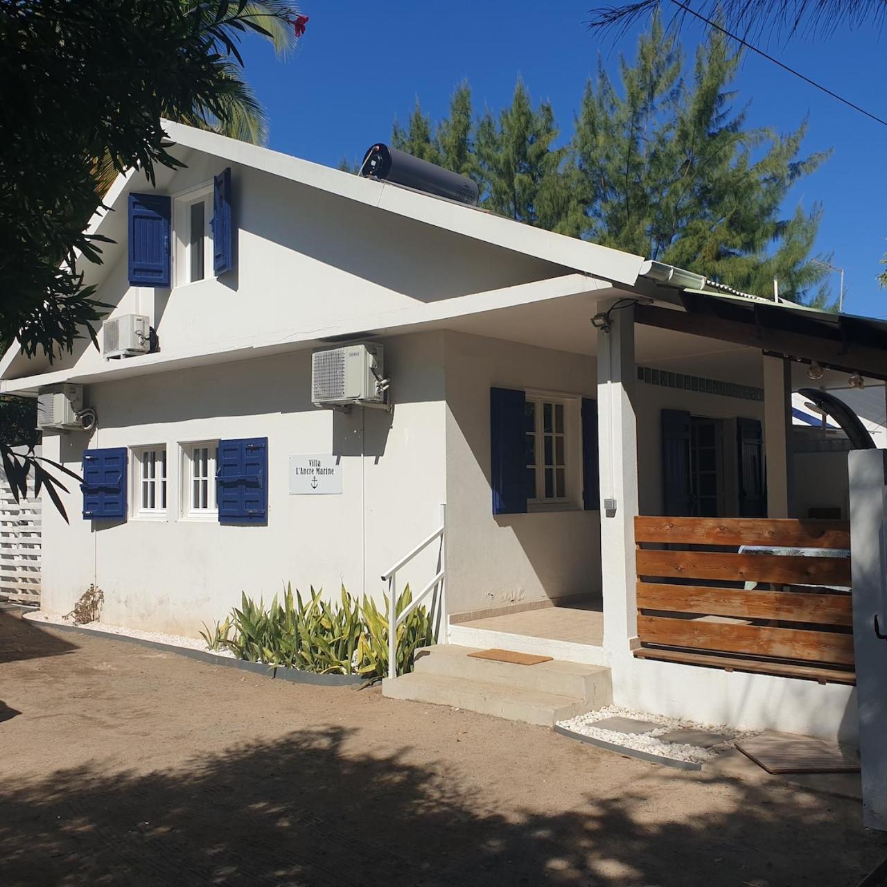 La Villa L'Ancre Marine, Pieds Dans Le Lagon ! La Saline Les Bains Exterior photo